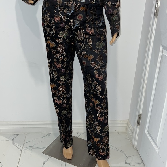 Joseph Ribkoff Chinese Dragon Brocade 2 piece Suit Jacket and Trousers 8/10 - Picture 6 of 17
